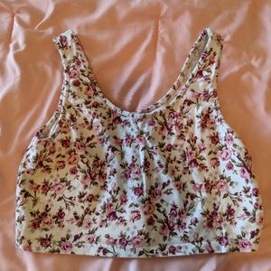 Floral crop top